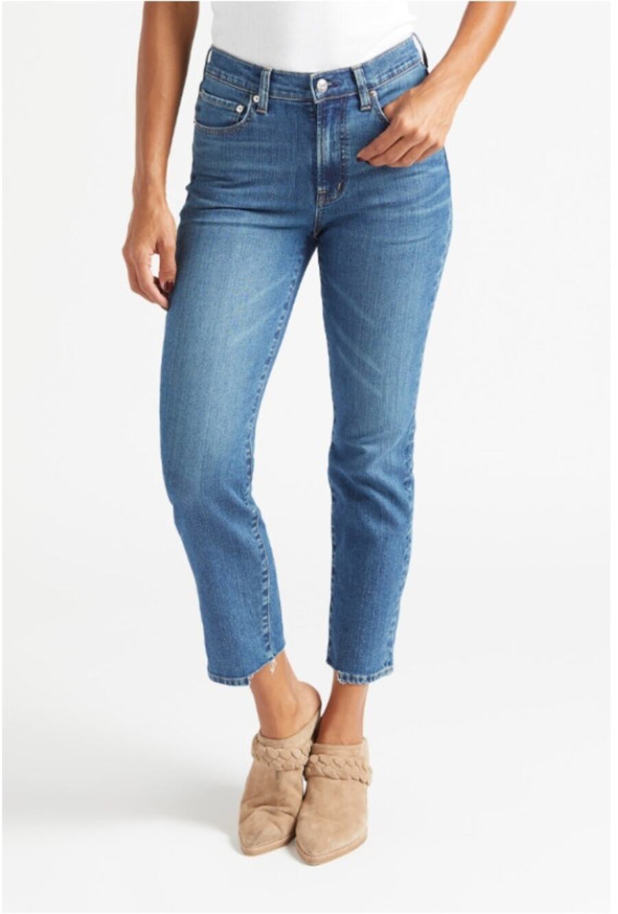 EDWIN Bree Straight Leg Denim Jean // 00 / 24